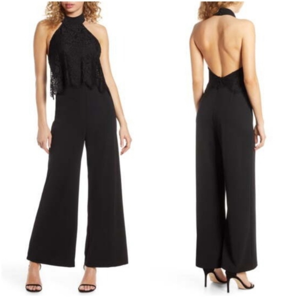 lulus black jumpsuit